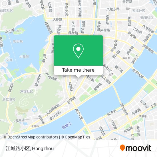 江城路小区 map