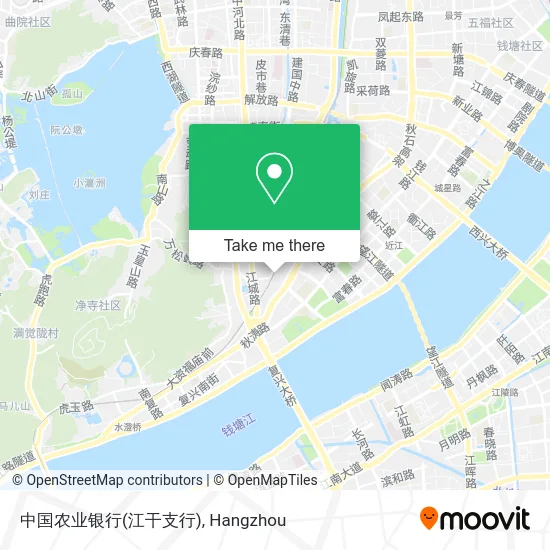 中国农业银行(江干支行) map