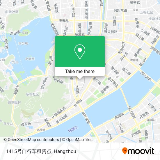 1415号自行车租赁点 map