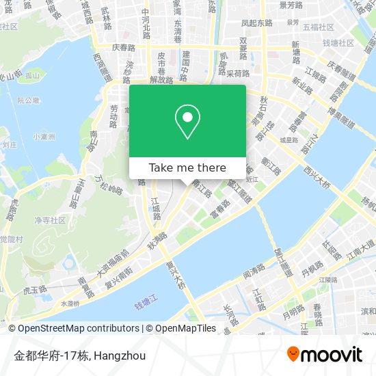 金都华府-17栋 map