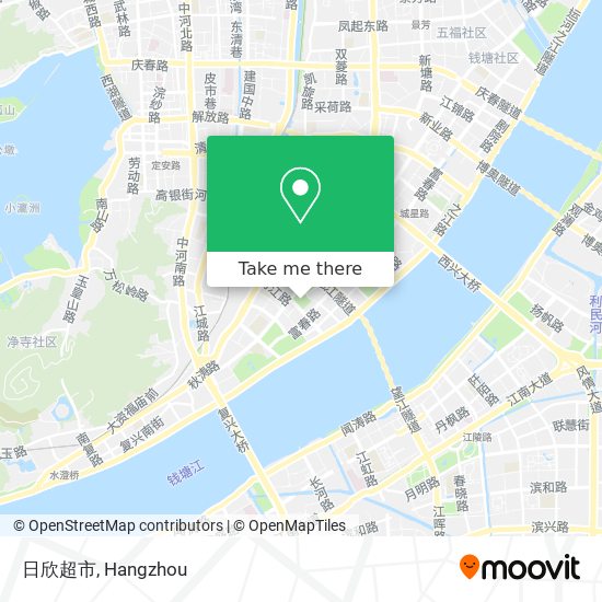 日欣超市 map