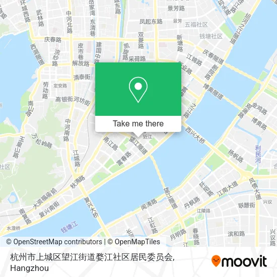 杭州市上城区望江街道婺江社区居民委员会 map