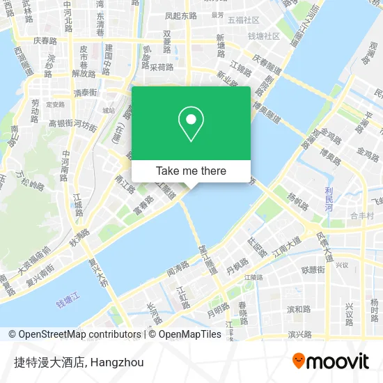捷特漫大酒店 map