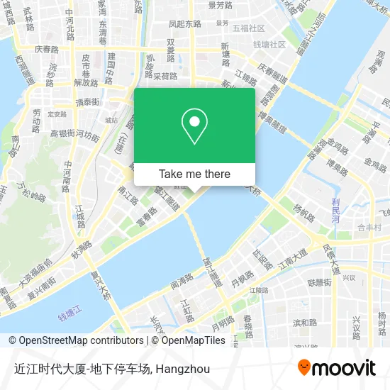 近江时代大厦-地下停车场 map