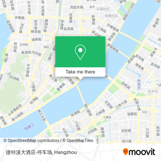 捷特漫大酒店-停车场 map