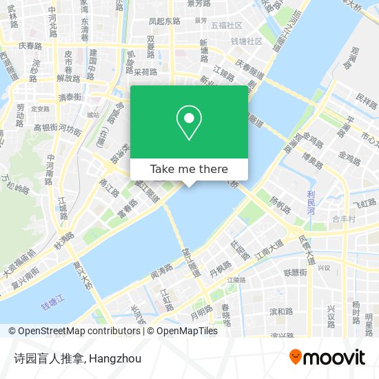 诗园盲人推拿 map