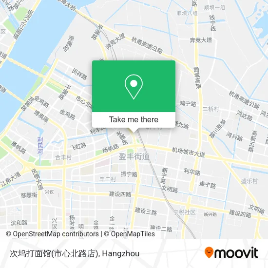 次坞打面馆(市心北路店) map