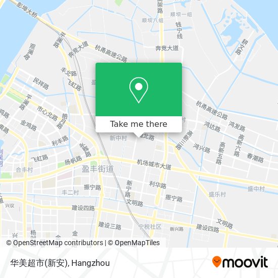 华美超市(新安) map