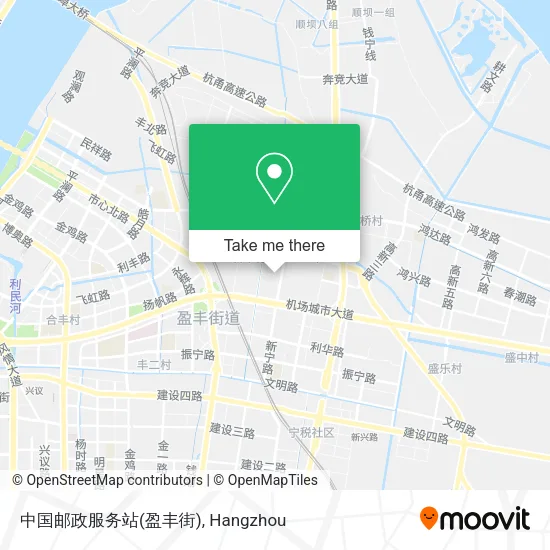 中国邮政服务站(盈丰街) map