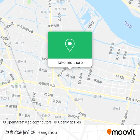 单家湾农贸市场 map