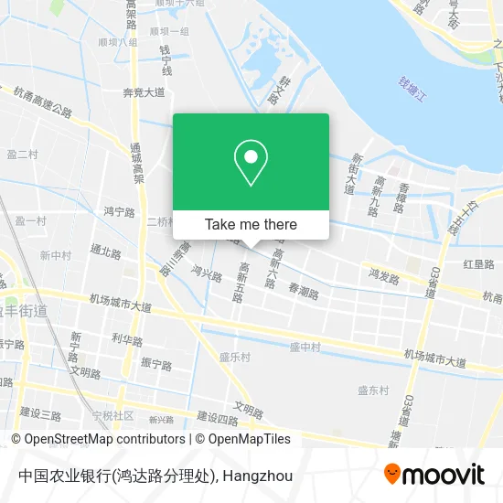 中国农业银行(鸿达路分理处) map