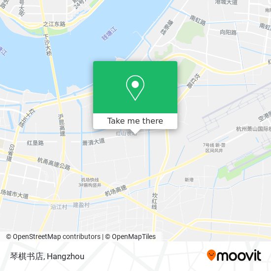 琴棋书店 map