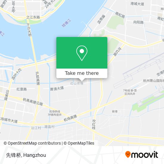 先锋桥 map