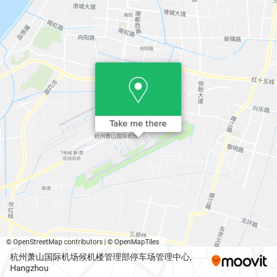 杭州萧山国际机场候机楼管理部停车场管理中心 map