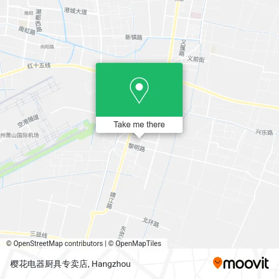 樱花电器厨具专卖店 map