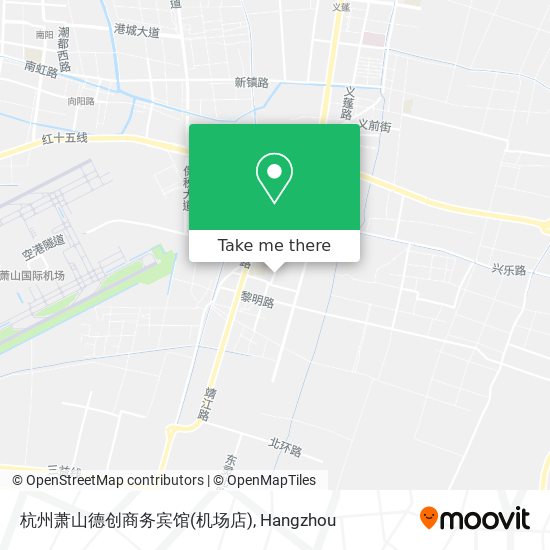 杭州萧山德创商务宾馆(机场店) map
