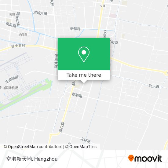 空港新天地 map