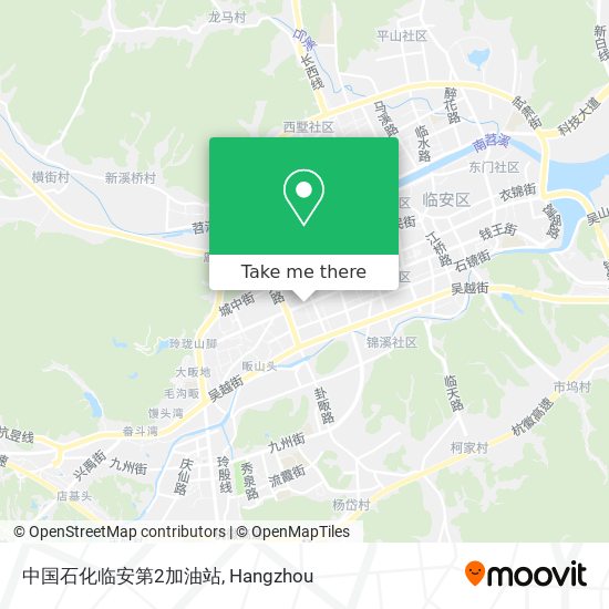 中国石化临安第2加油站 map