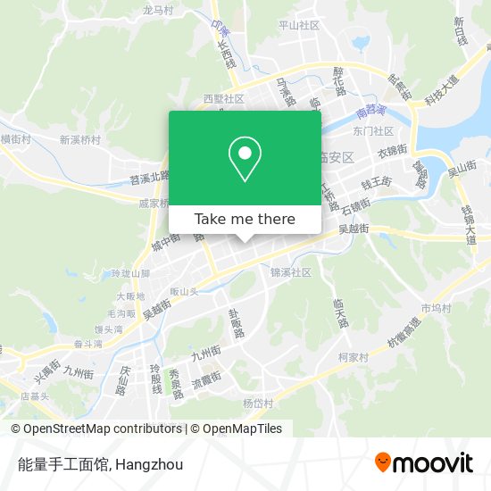 能量手工面馆 map