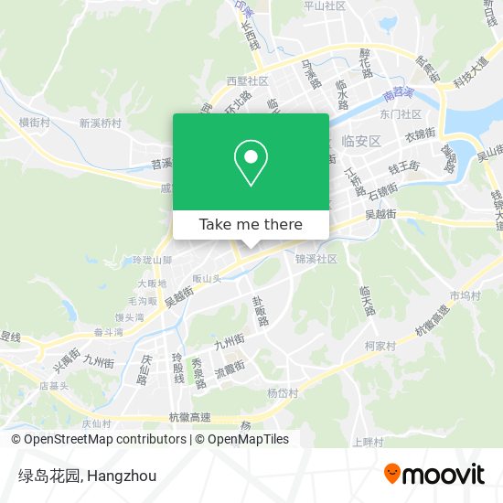 绿岛花园 map