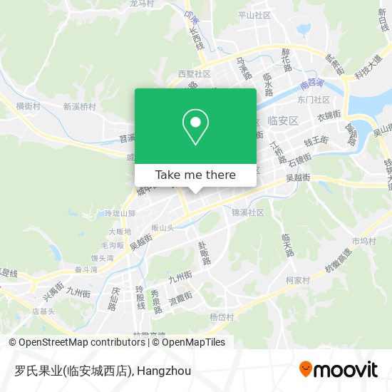 罗氏果业(临安城西店) map
