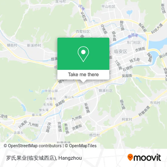 罗氏果业(临安城西店) map