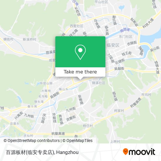 百源板材(临安专卖店) map