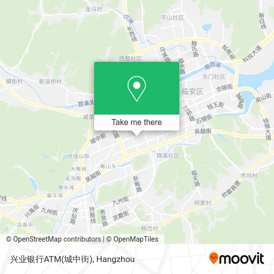 兴业银行ATM(城中街) map