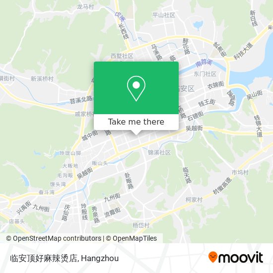 临安顶好麻辣烫店 map