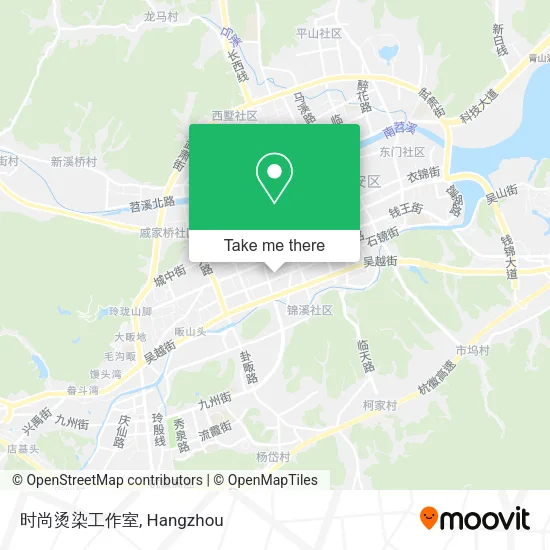 时尚烫染工作室 map