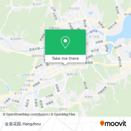 金盾花园 map