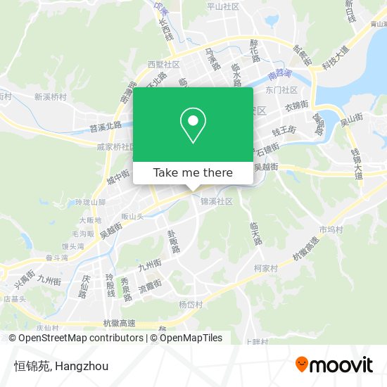 恒锦苑 map