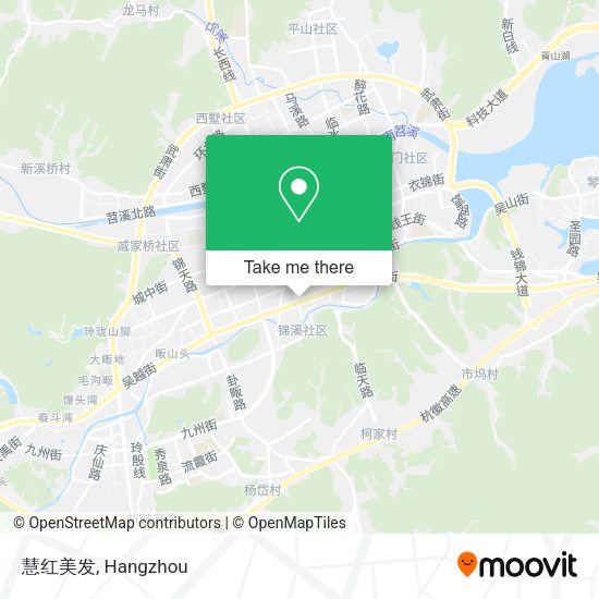 慧红美发 map
