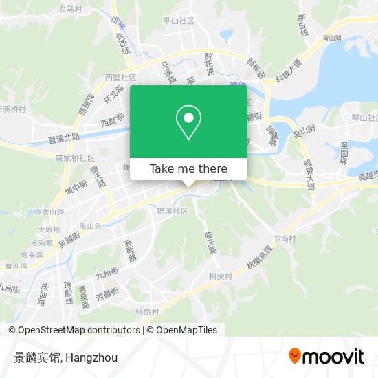 景麟宾馆 map