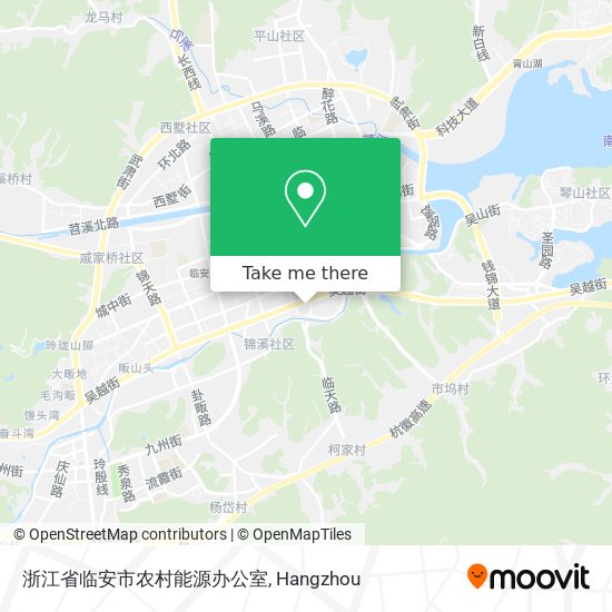 浙江省临安市农村能源办公室 map