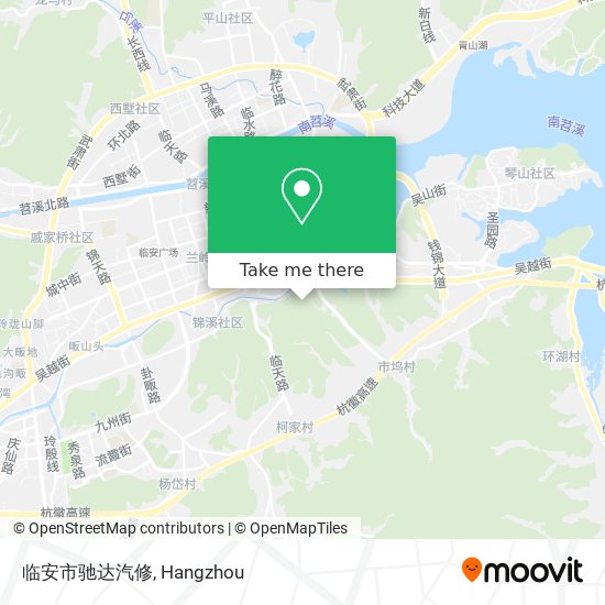 临安市驰达汽修 map