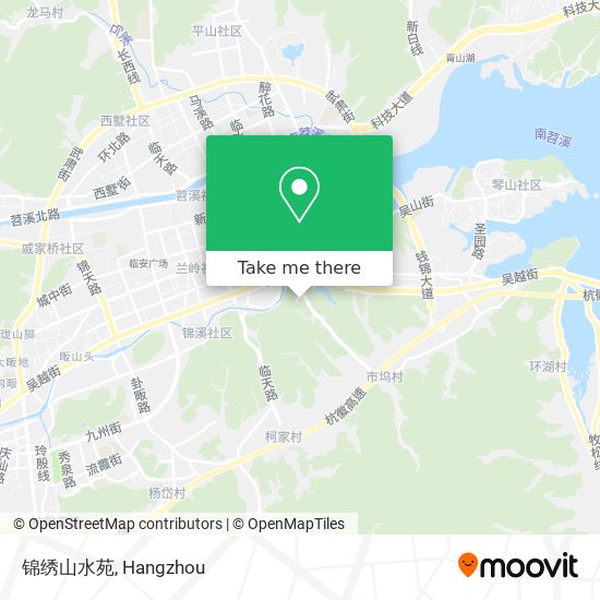 锦绣山水苑 map