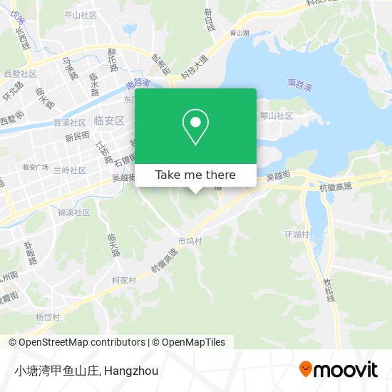 小塘湾甲鱼山庄 map