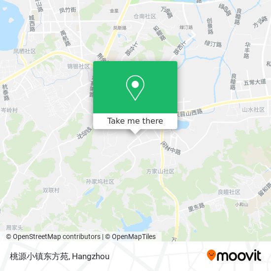桃源小镇东方苑 map