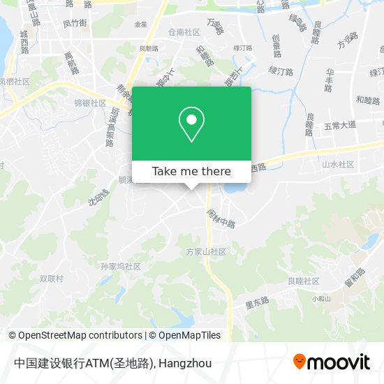 中国建设银行ATM(圣地路) map