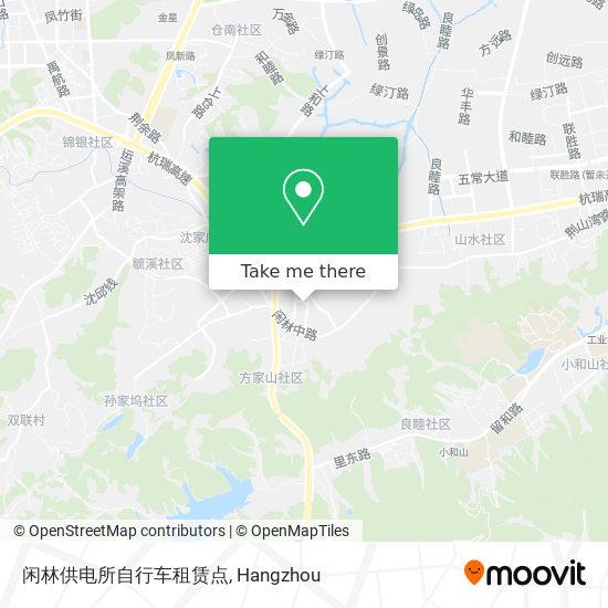 闲林供电所自行车租赁点 map