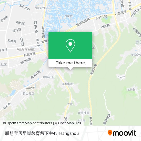 联想宝贝早期教育留下中心 map