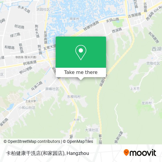 卡柏健康干洗店(和家园店) map