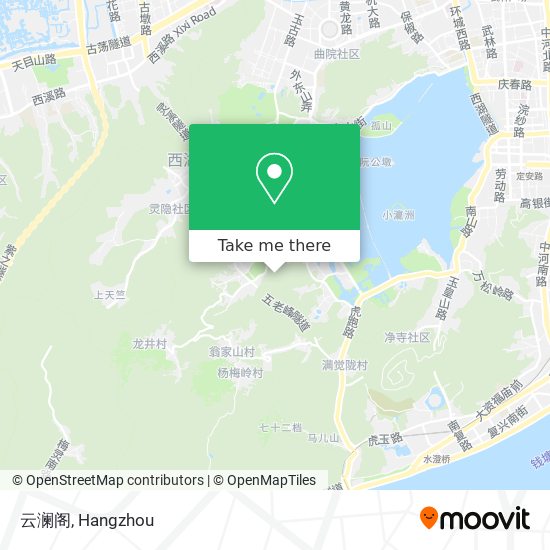 云澜阁 map
