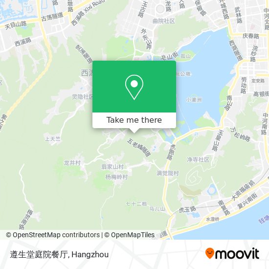 遵生堂庭院餐厅 map