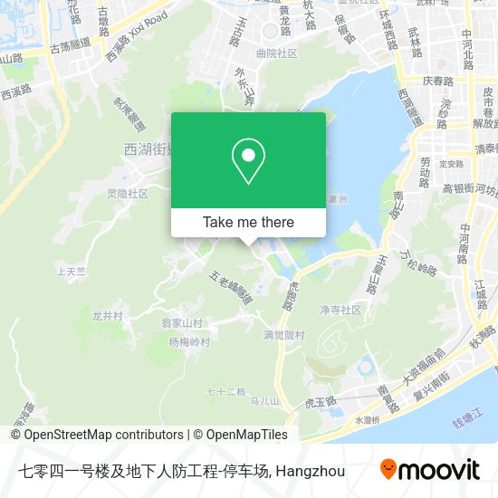 七零四一号楼及地下人防工程-停车场 map