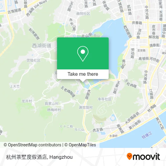 杭州茶墅度假酒店 map