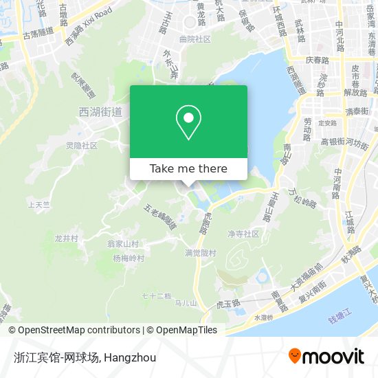 浙江宾馆-网球场 map