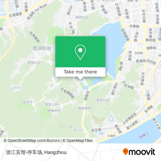 浙江宾馆-停车场 map