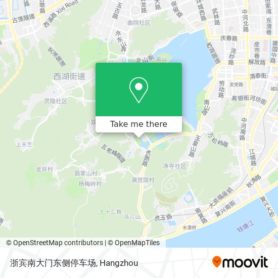 浙宾南大门东侧停车场 map